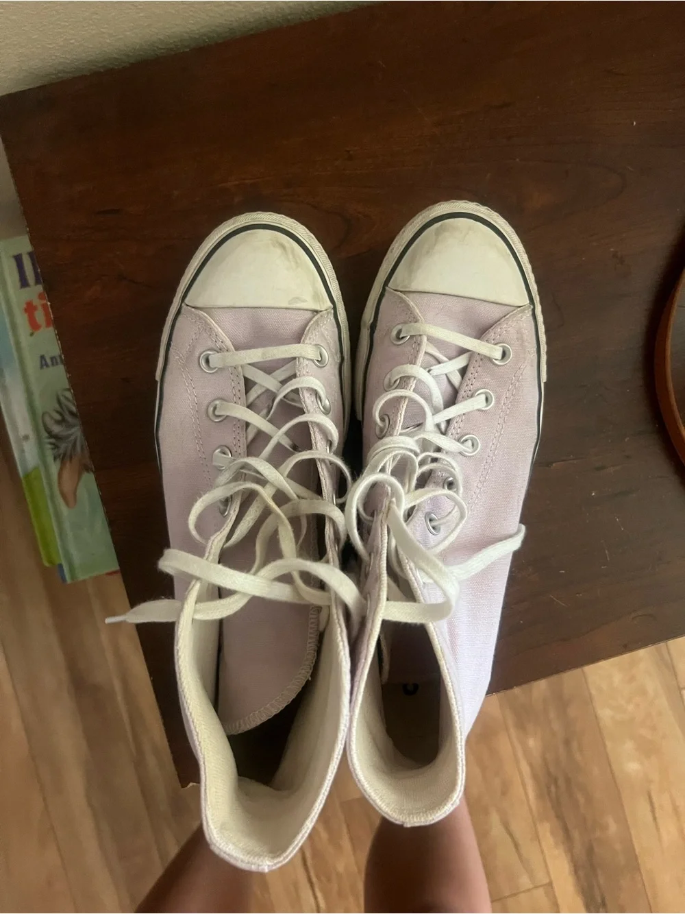 Converse High Top Sneakers - Pale Pink